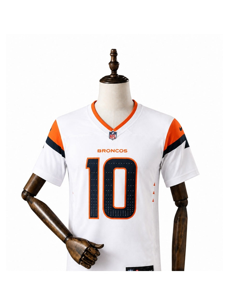 Camisa Denver Broncos Away (Visitante) NFL frente manequim fundo branco