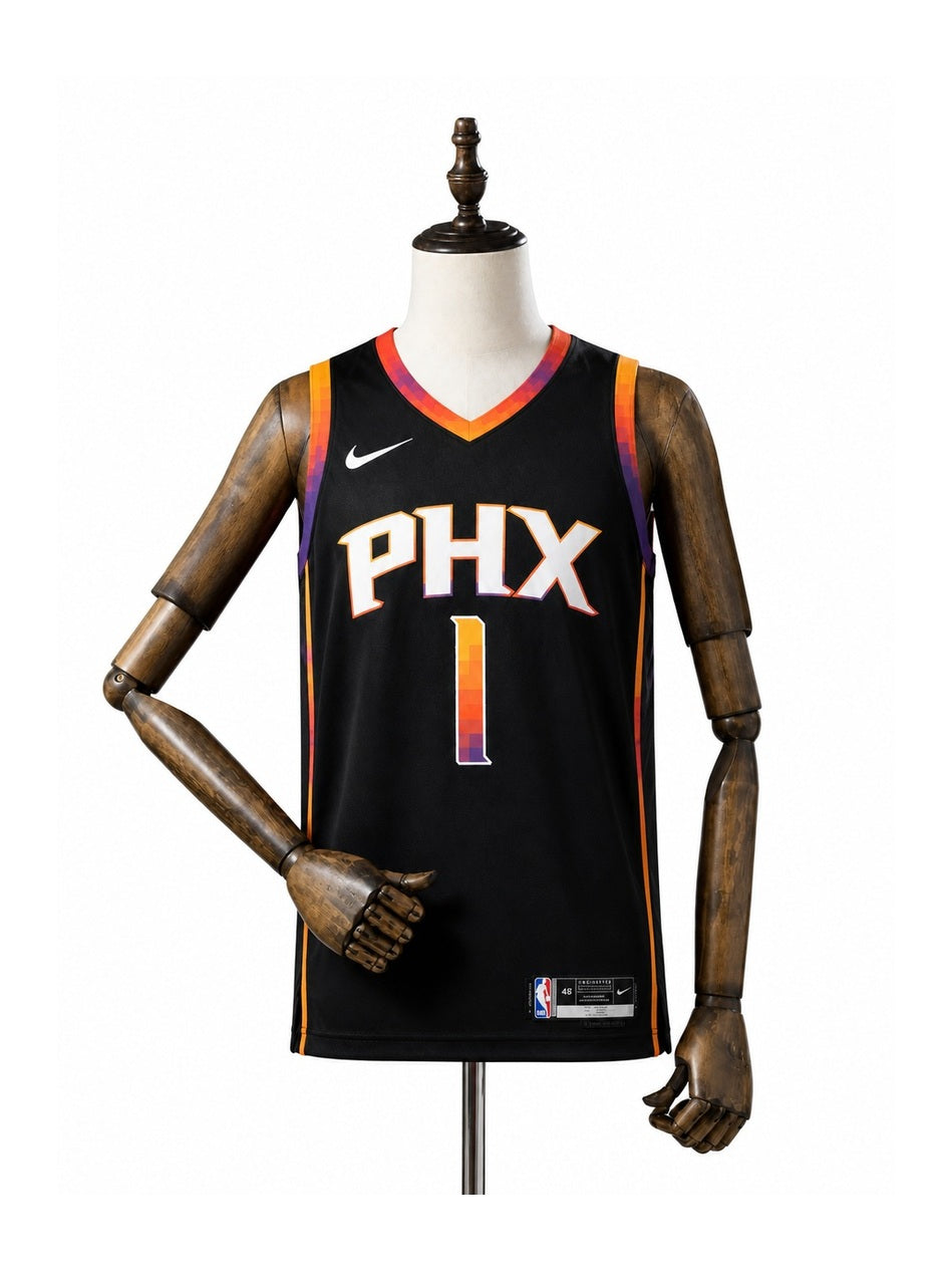 Camiseta NBA Phoenix Suns - 2ª Camisa (Away) frente manequim fundo branco padronizada