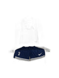 Camisa 2024-25 Tottenham Hotspur Home Infantil frente fundo branco