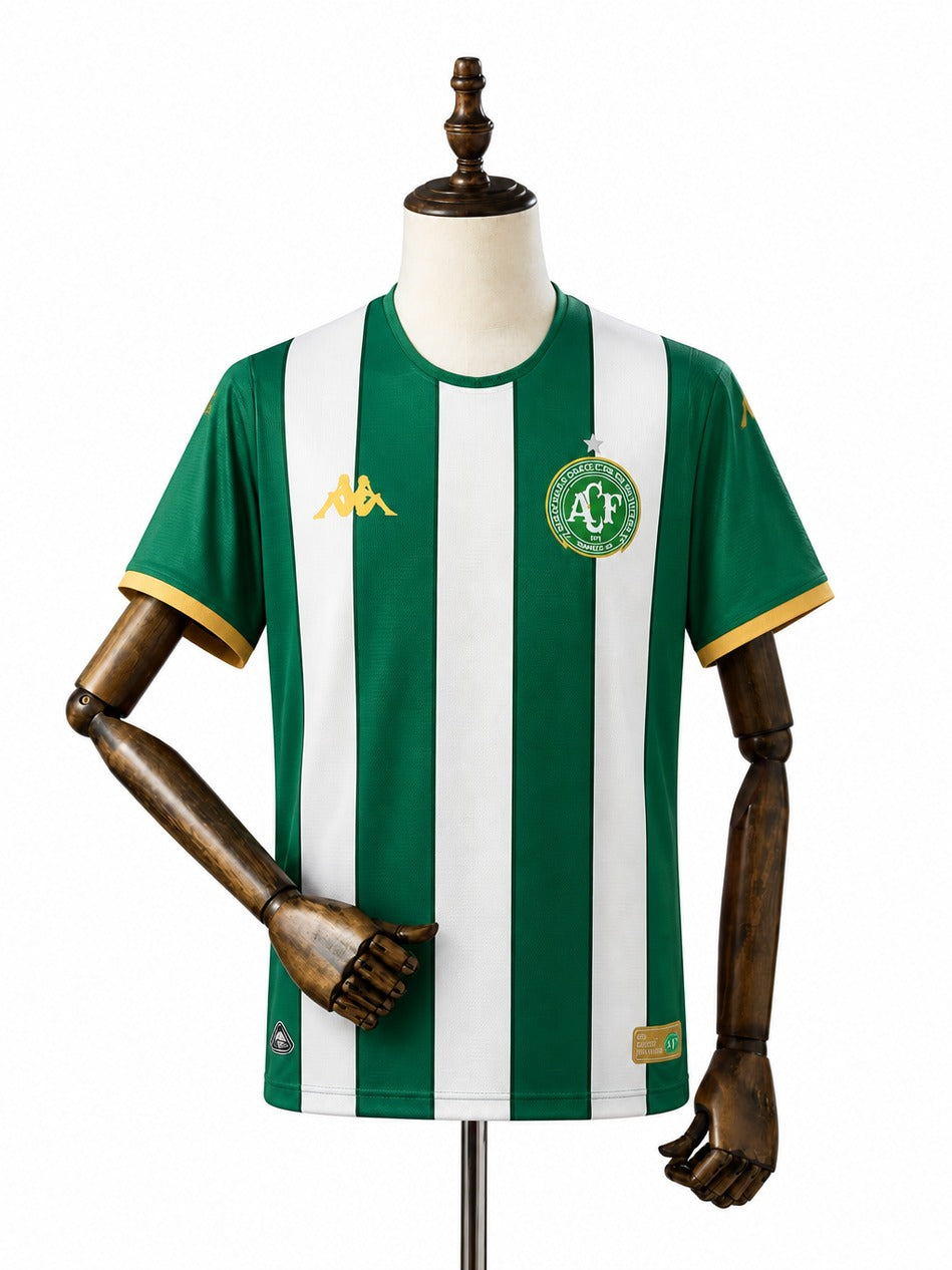 Camisa Chapecoense - 1º Uniforme Torcedor Sem Patch 2026/2027 frente manequim