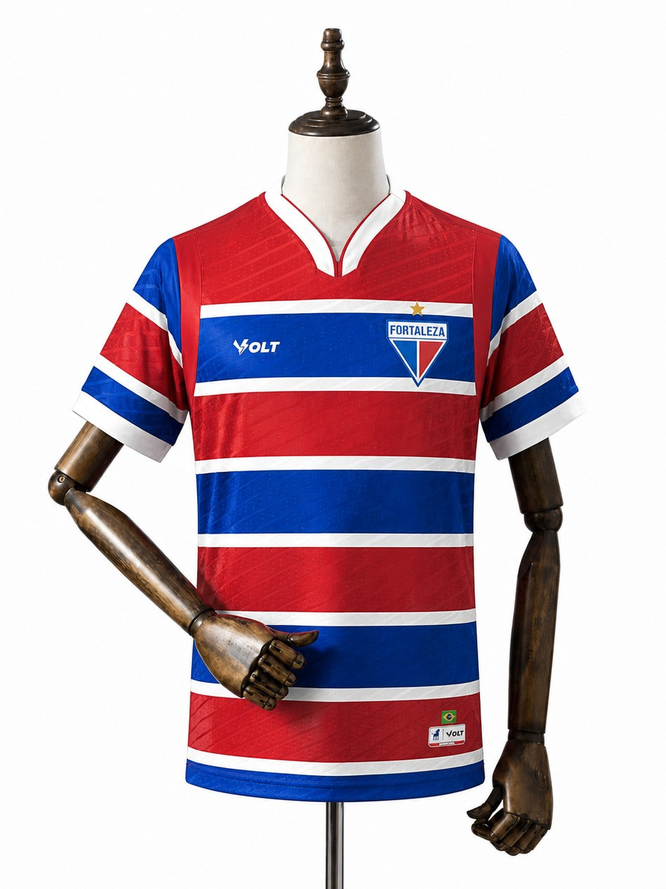 Camisa Fortaleza - 1º Uniforme Torcedor Sem Patch 2025/2026 frente manequim