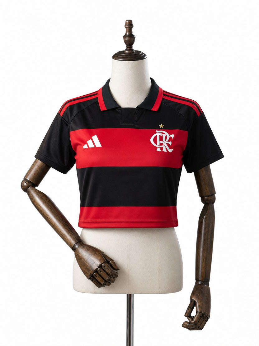 Cropped Flamengo Soccer Jersey – Home – Men's