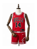Camiseta NBA Chicago Bulls - 1ª Camisa (Home) frente manequim fundo branco padronizada