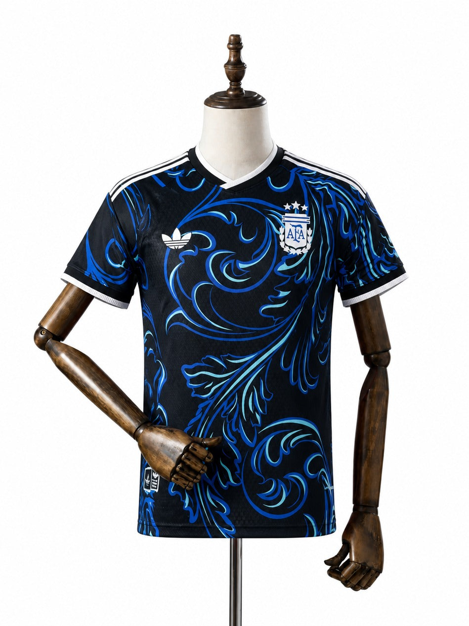 Camisa Seleção Argentina 2026 uniforme 2 frente manequim fundo branco