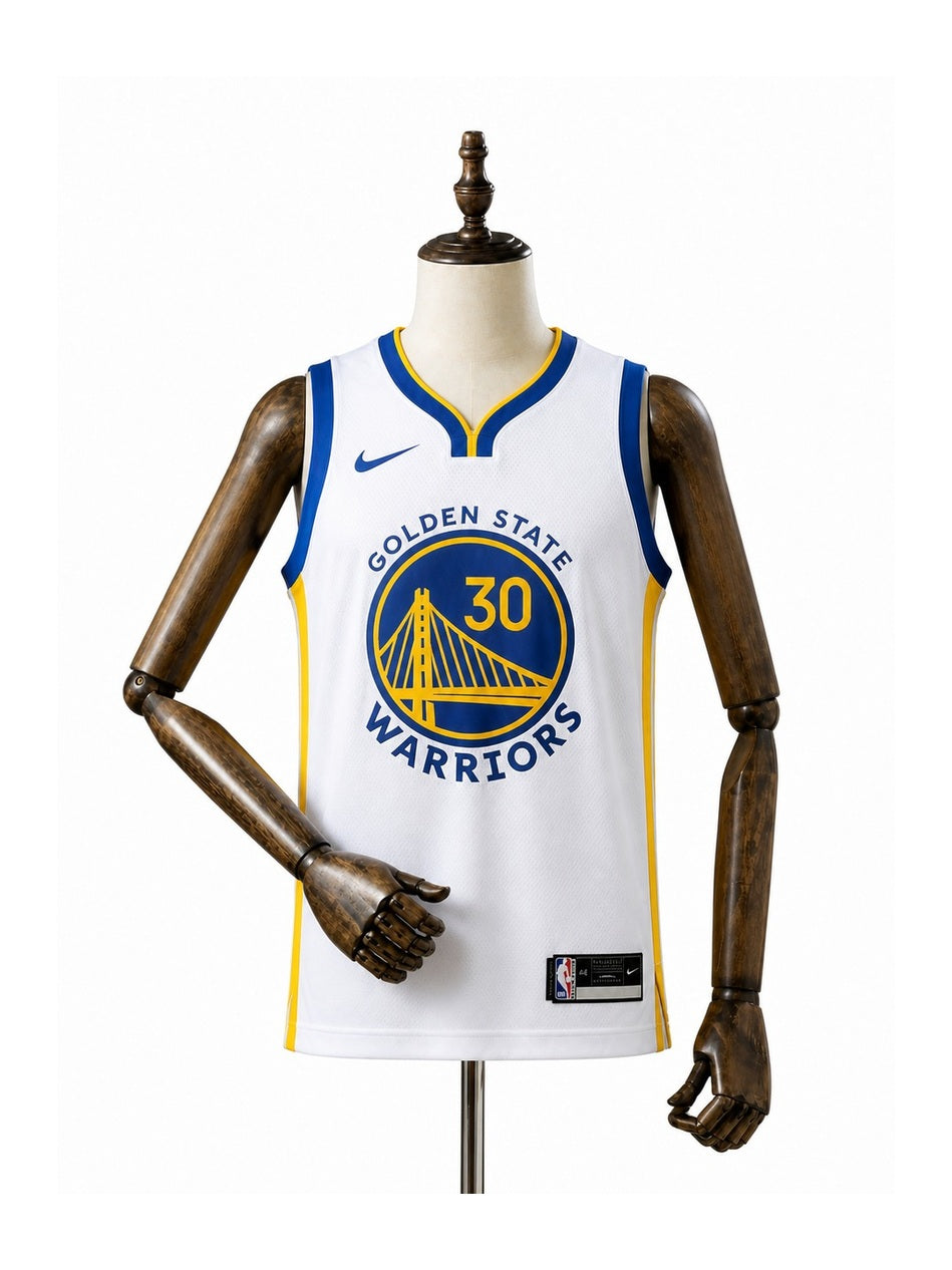 Camiseta NBA Golden State Warriors - 2ª Camisa (Away) frente manequim fundo branco padronizada