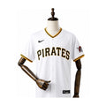Pittsburgh Pirates MLB – Camisa Oficial Primeira (Home) frente manequim fundo branco