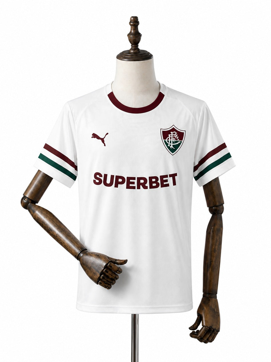 Camisa Fluminense - 2º Uniforme Torcedor Sem Patch 2026/2027 frente manequim