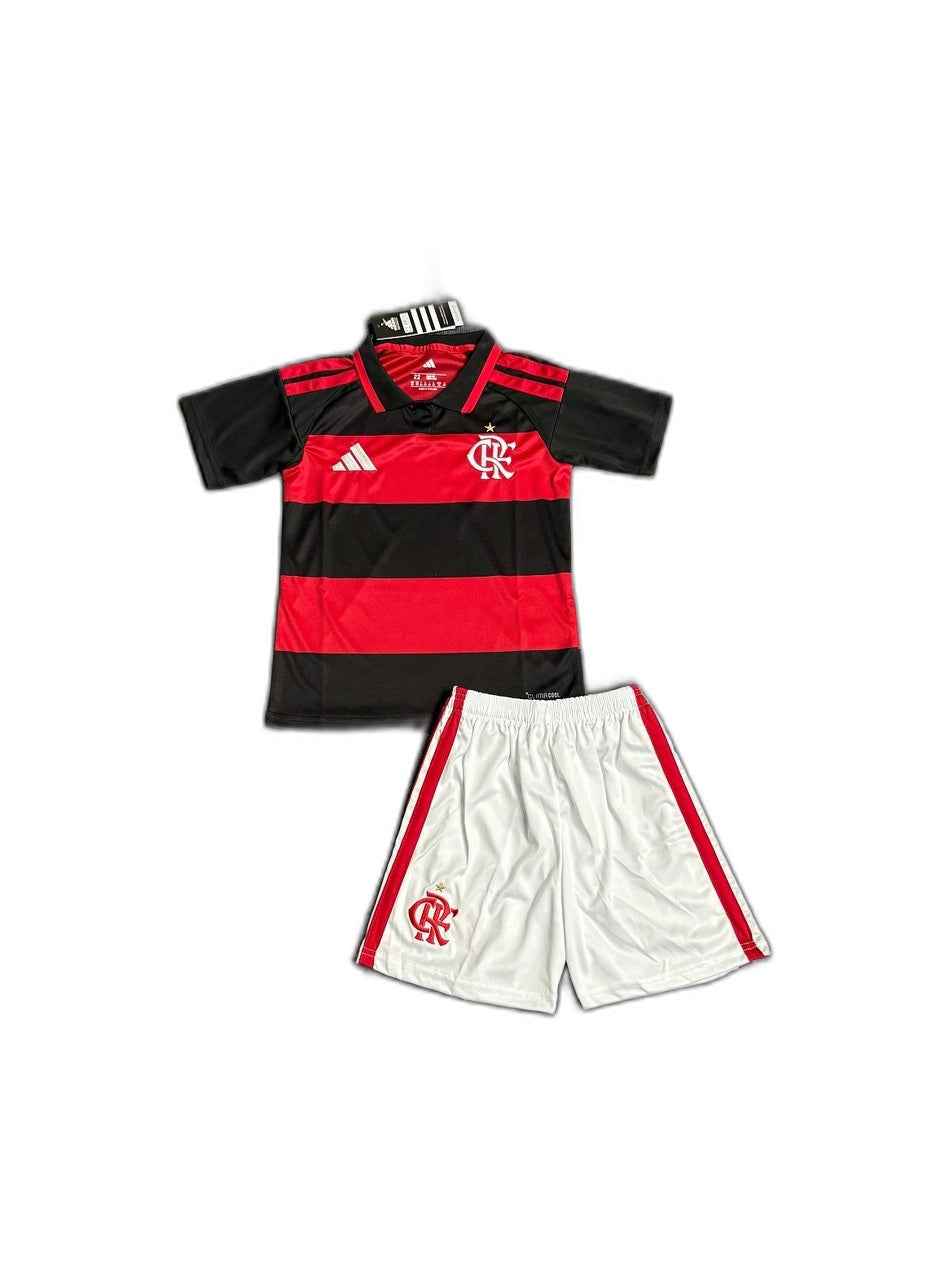Camisa 2026-27 Flamengo Home Infantil frente fundo branco