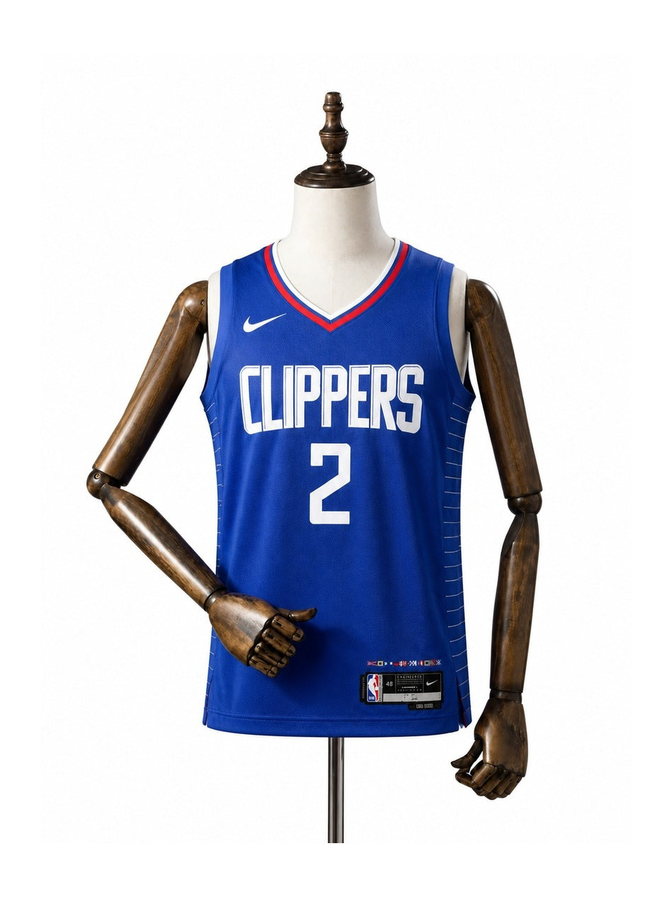Camiseta NBA LA Clippers - 1ª Camisa (Home) frente manequim fundo branco padronizada