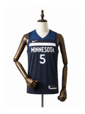 Camiseta NBA Minnesota Timberwolves - 1ª Camisa (Home) frente manequim fundo branco padronizada