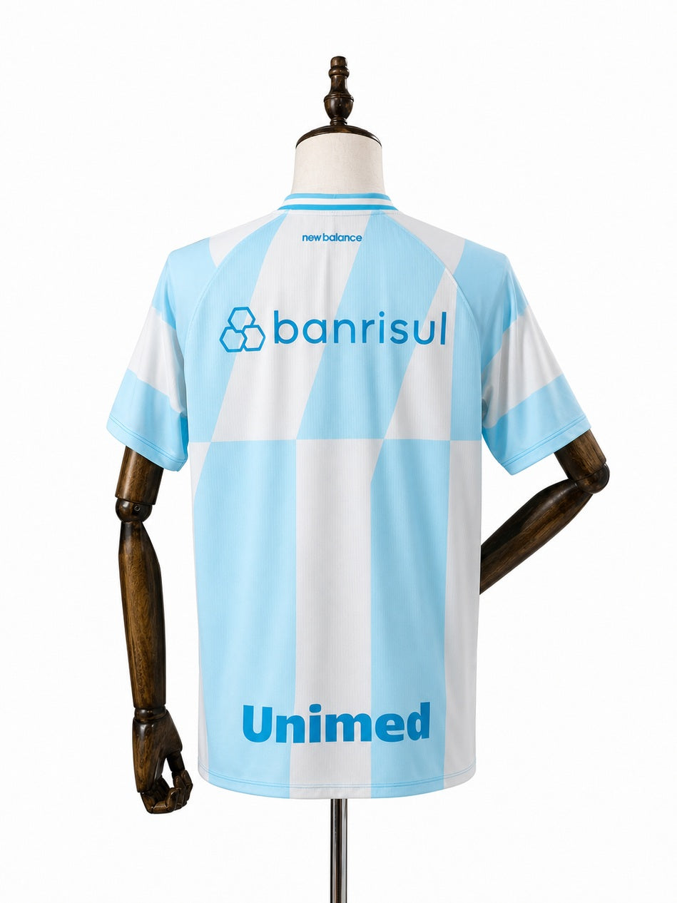 Grêmio 26/27 Away Jersey back wood mannequin white background
