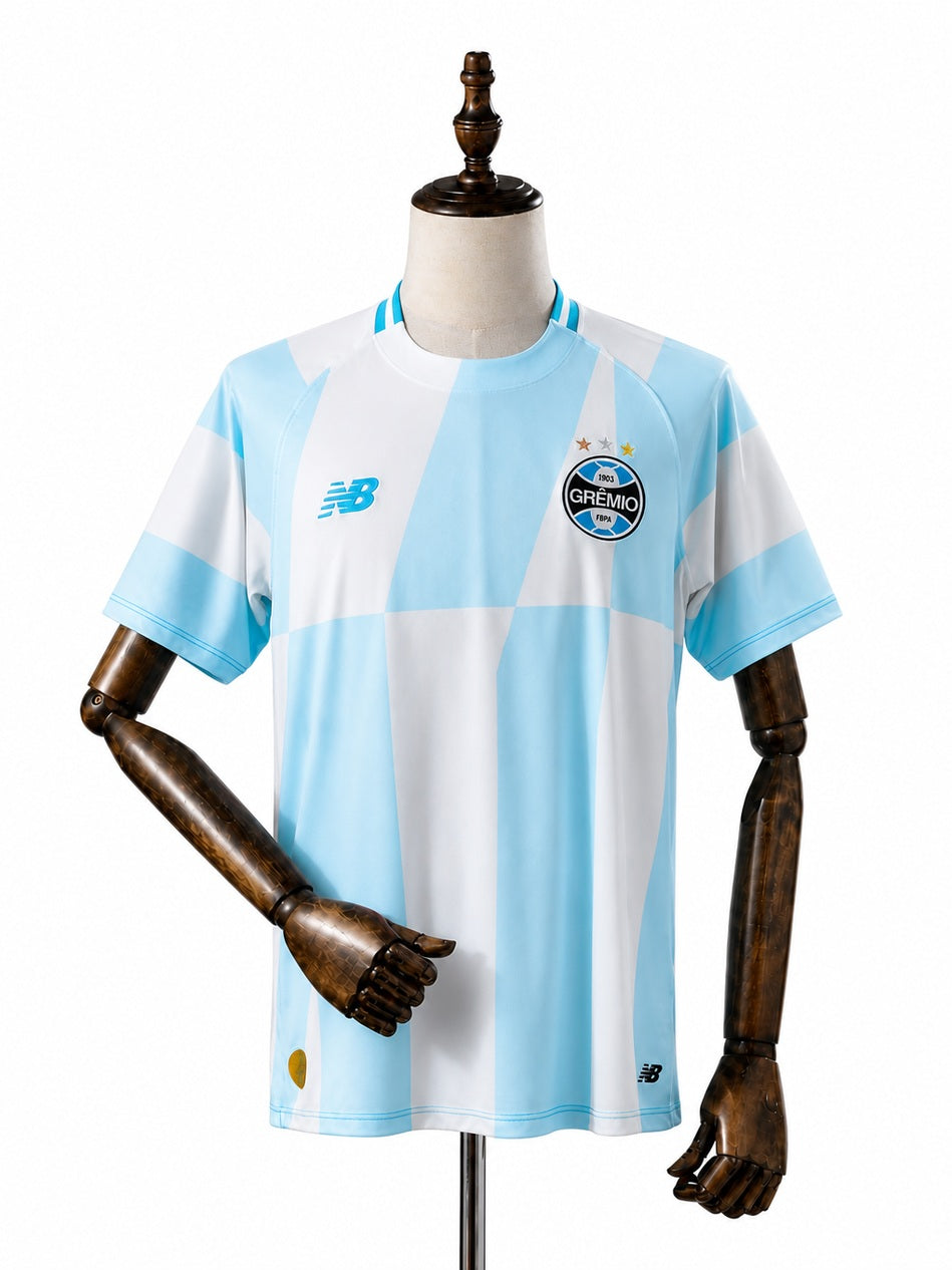 Grêmio 26/27 Away Jersey front wood mannequin white background