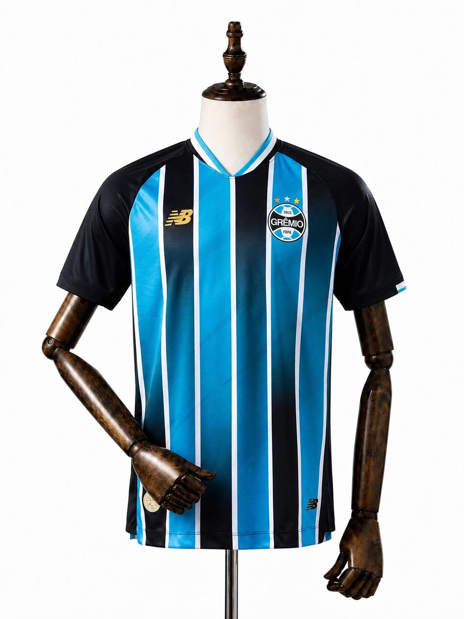 Grêmio 26/27 Away Player Version Jersey front wood mannequin white background