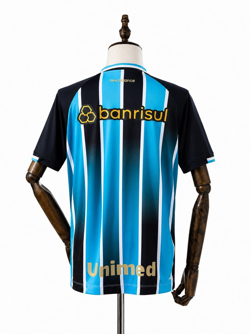 Grêmio 26/27 Home Jersey back wood mannequin white background