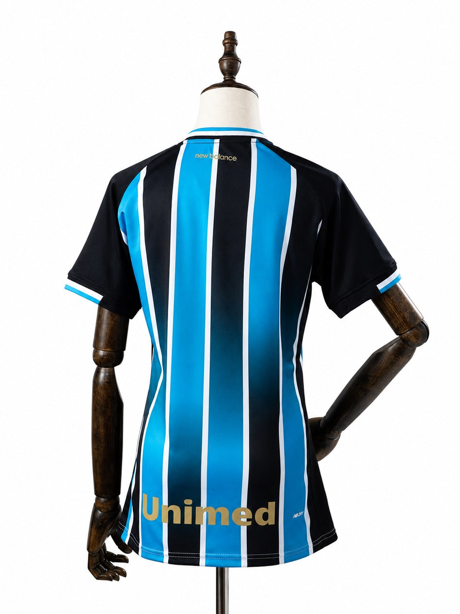 Grêmio 26/27 Home Women's Jersey back wood mannequin white background