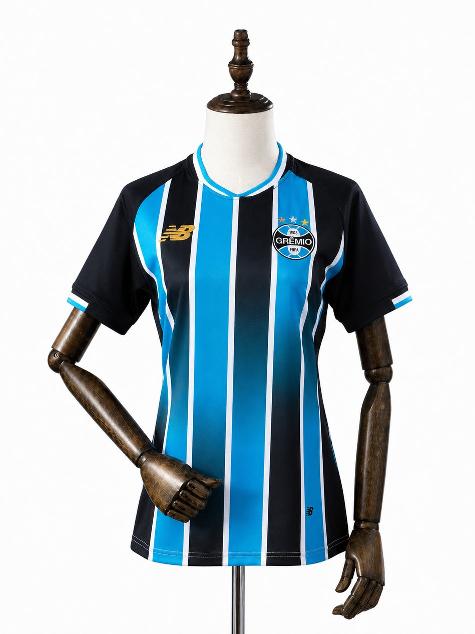 Grêmio 26/27 Home Women's Jersey front wood mannequin white background