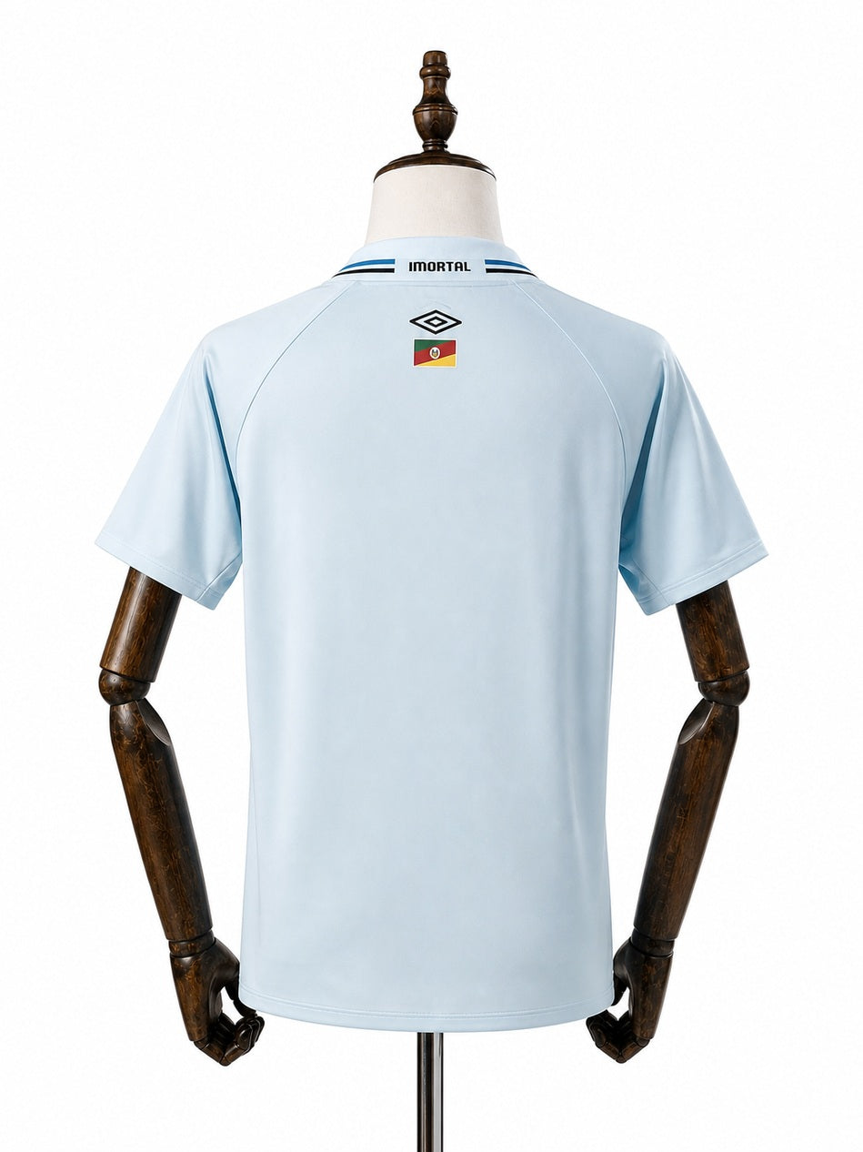 Grêmio Away Jersey back wood mannequin white background