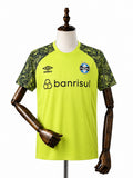 Grêmio Goalkeeper Jersey front wood mannequin white background