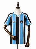 Grêmio home Retro Jersey front wood mannequin white background