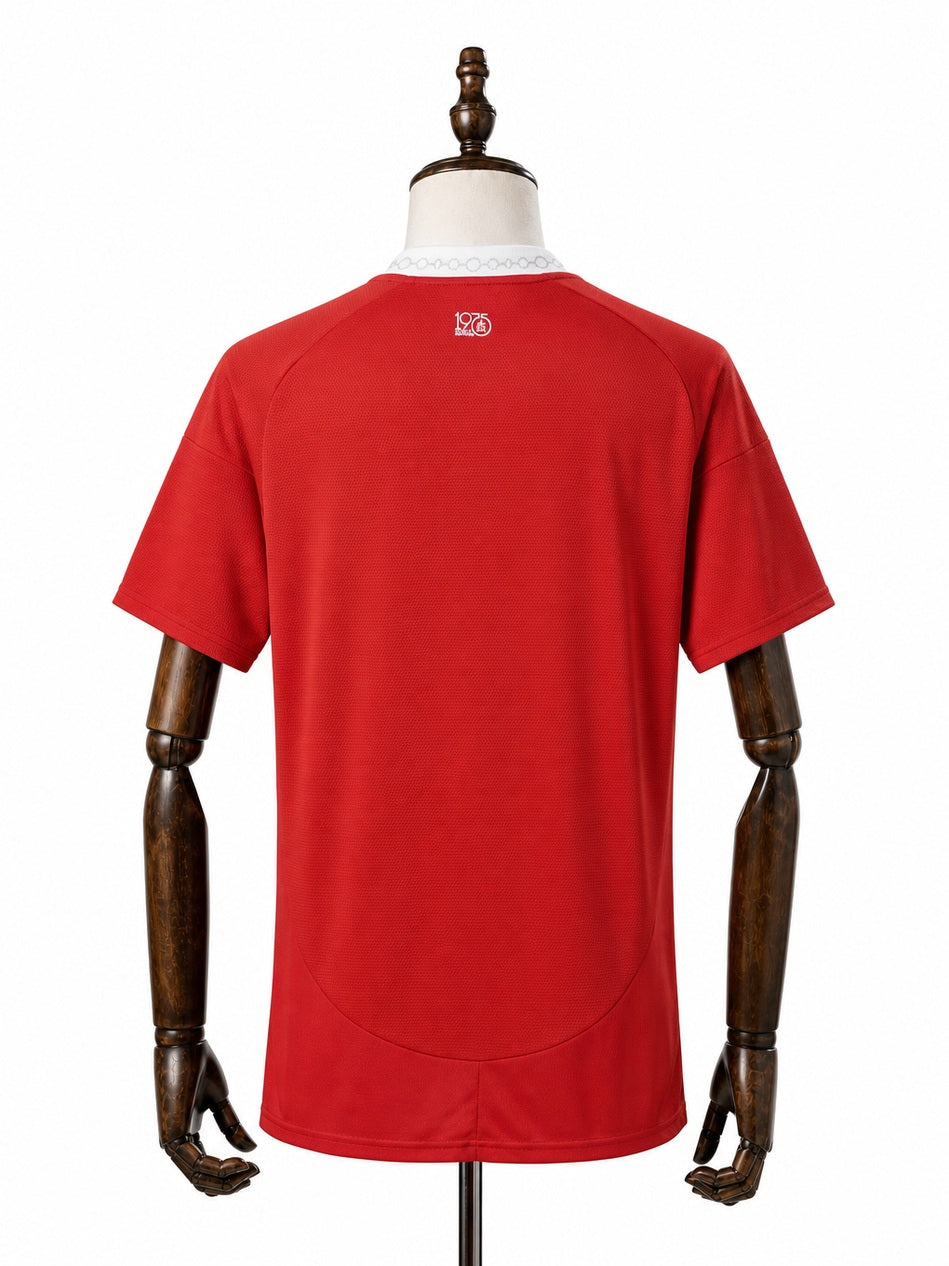 Internacional 2025 Brazil Internacional Home Jersey back wood mannequin white background