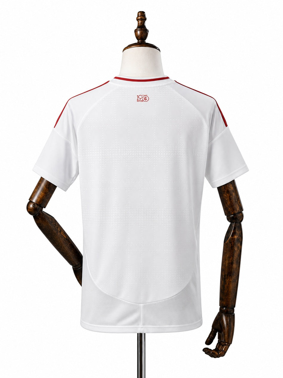 Internacional Away Jersey back wood mannequin white background