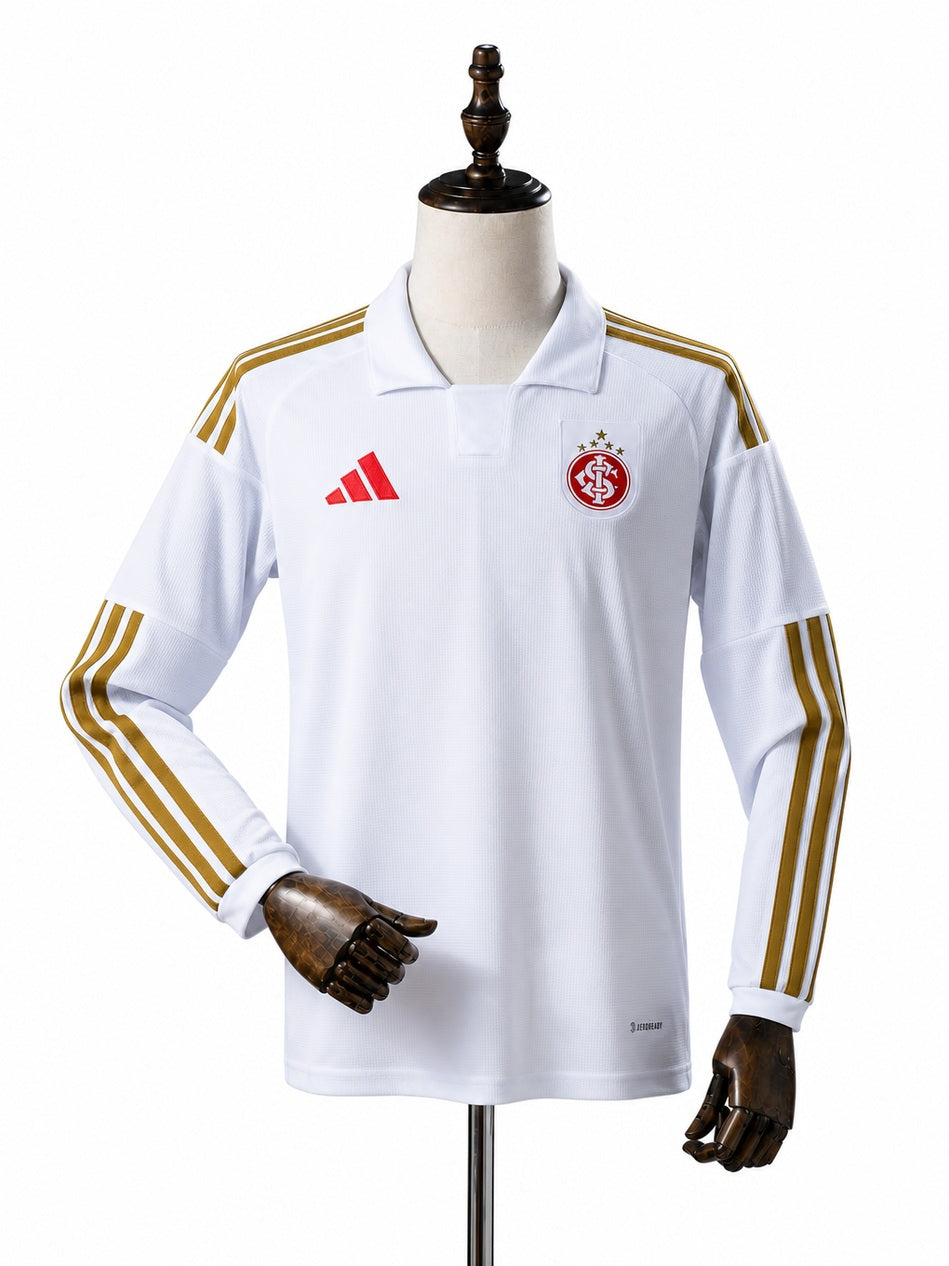 Internacional Away Long Sleeve Jersey front wood mannequin white background