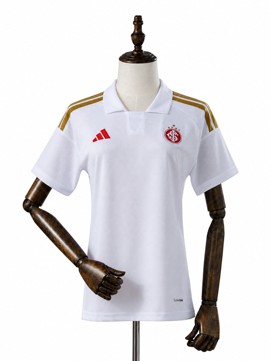 Internacional Away Women Jersey front wood mannequin white background