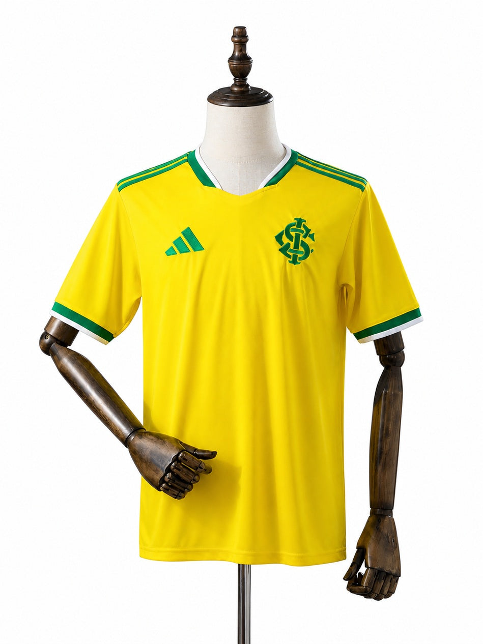 Internacional Brazil Edition Jersey front wood mannequin white background