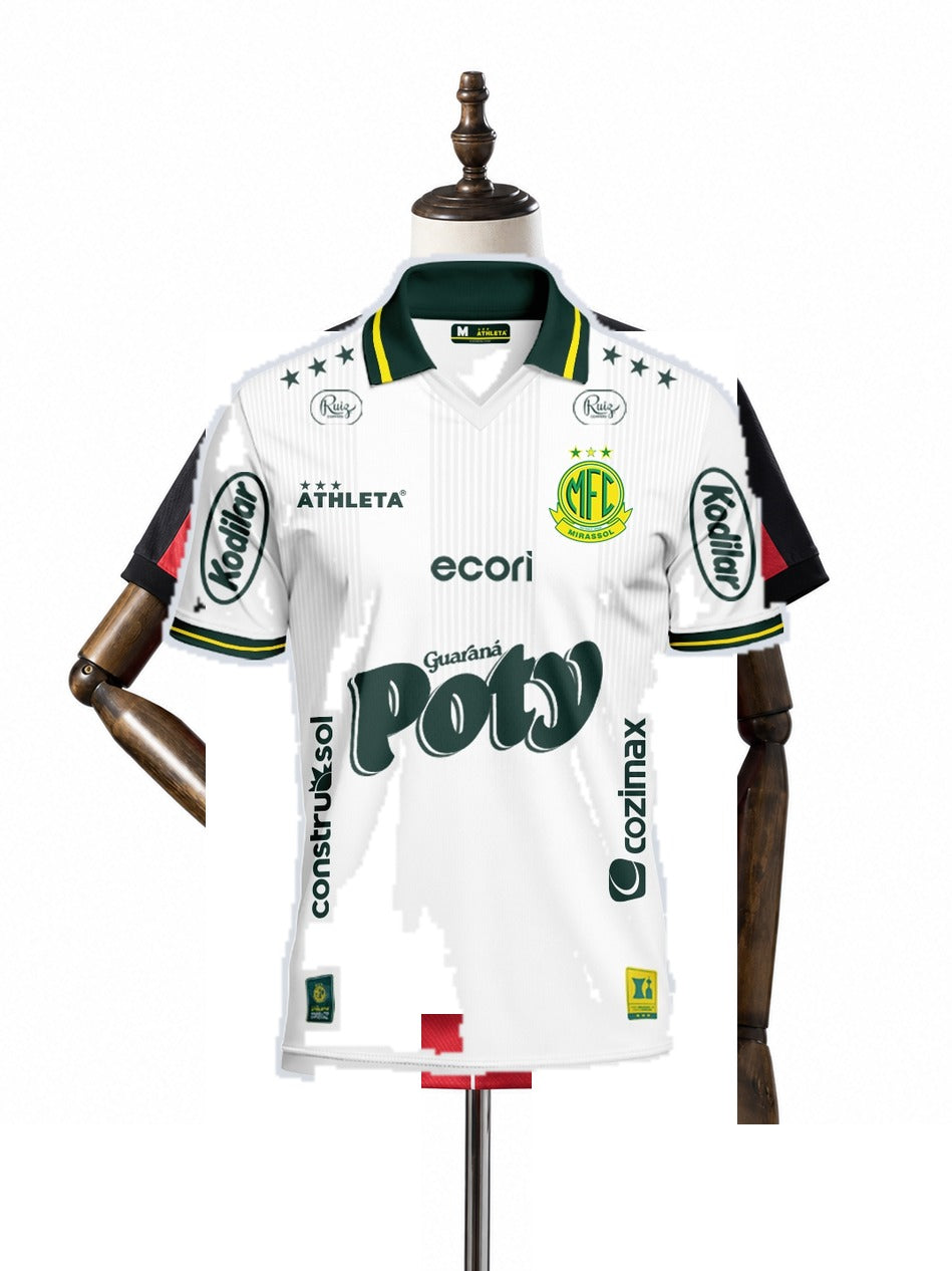 Mirassol 2026 Away Jersey front wood mannequin white background
