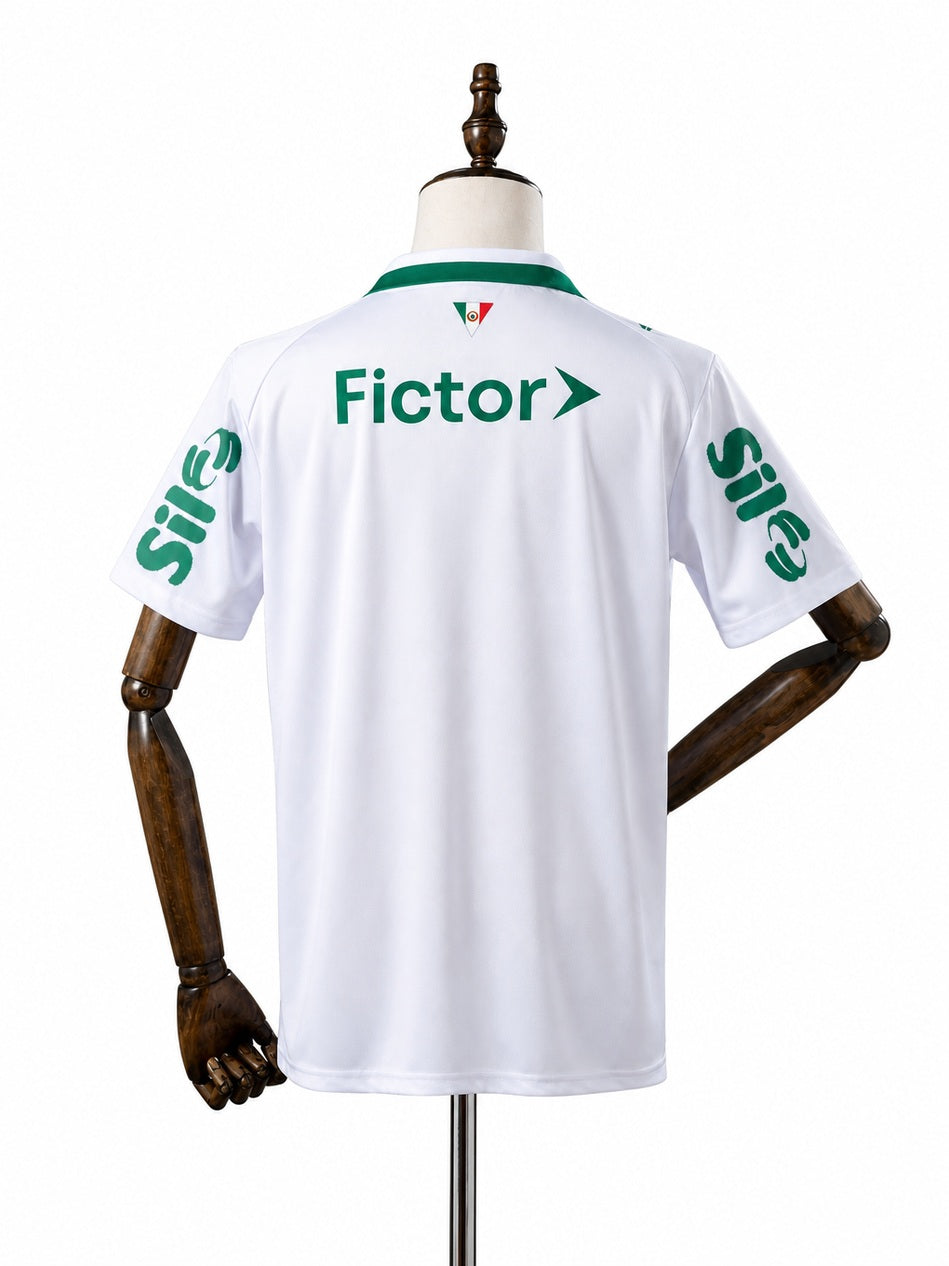 Palmeiras 2026/27 All sponsors Away Jersey back wood mannequin white background