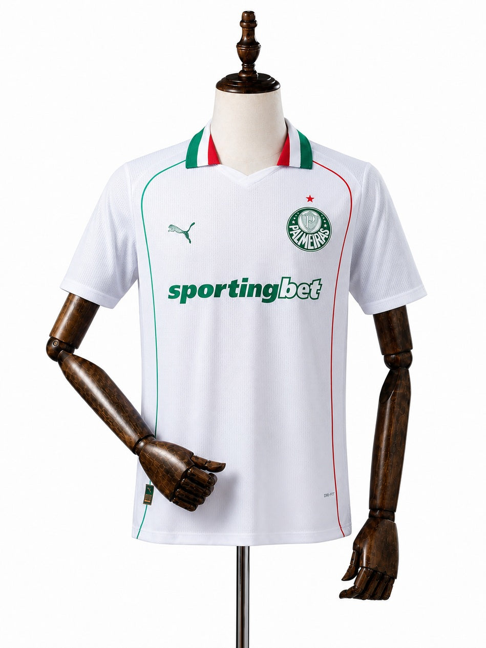 Palmeiras 2026/27 Away Jersey Player Edition front wood mannequin white background