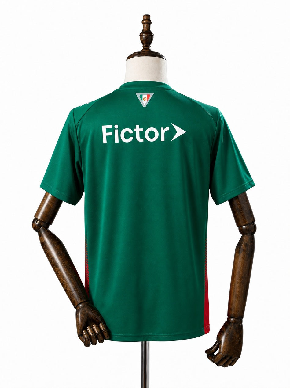 Palmeiras 2026/27 Home Jersey back wood mannequin white background