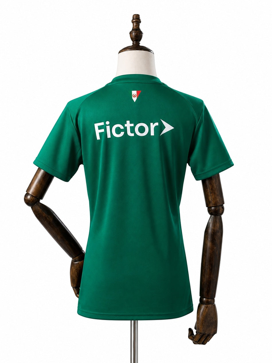 Palmeiras 2026/27 Home Women's Jersey back wood mannequin white background