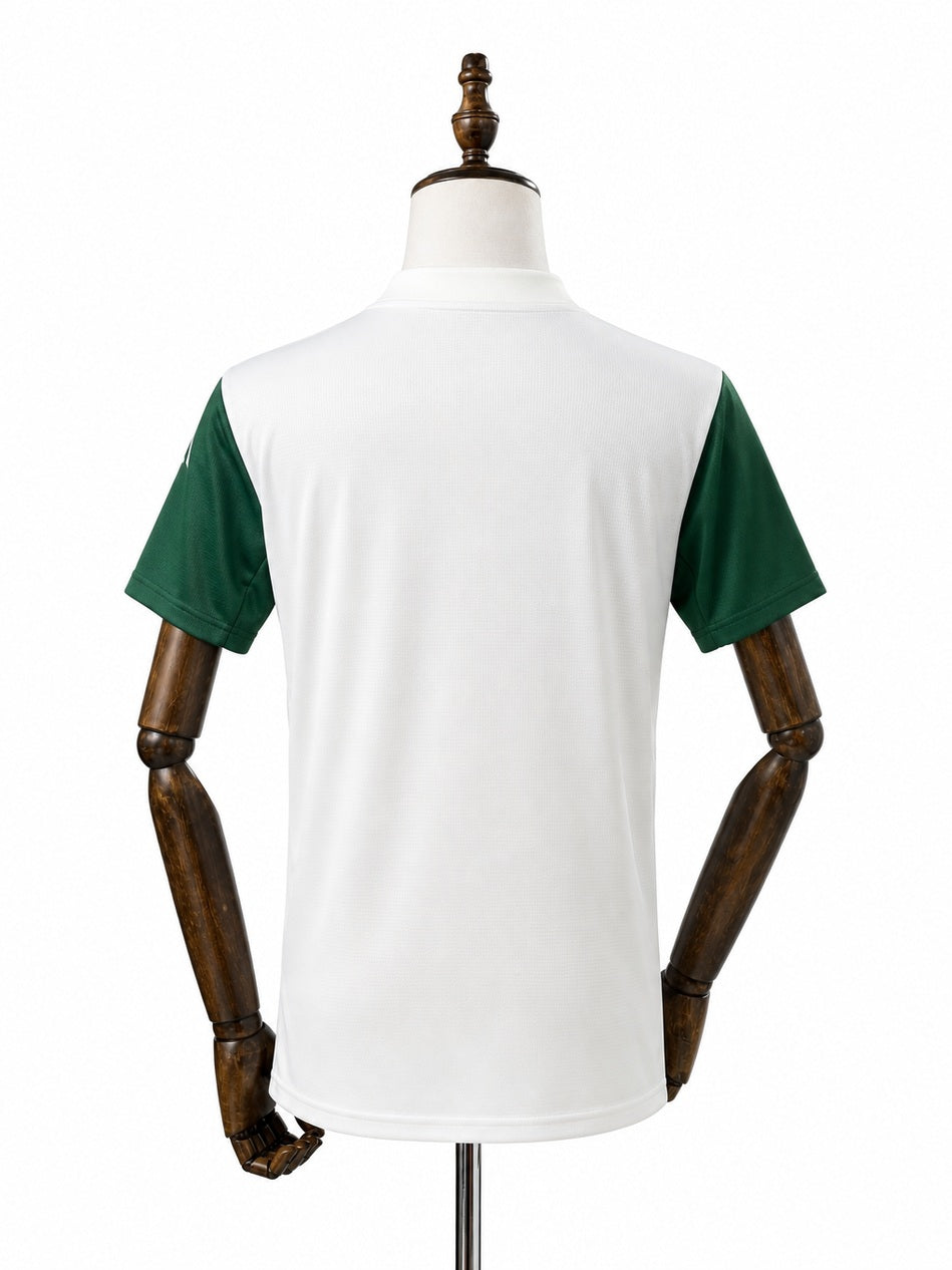 Palmeiras 25/26 Women Palmeiras Away white Jersey back wood mannequin white background
