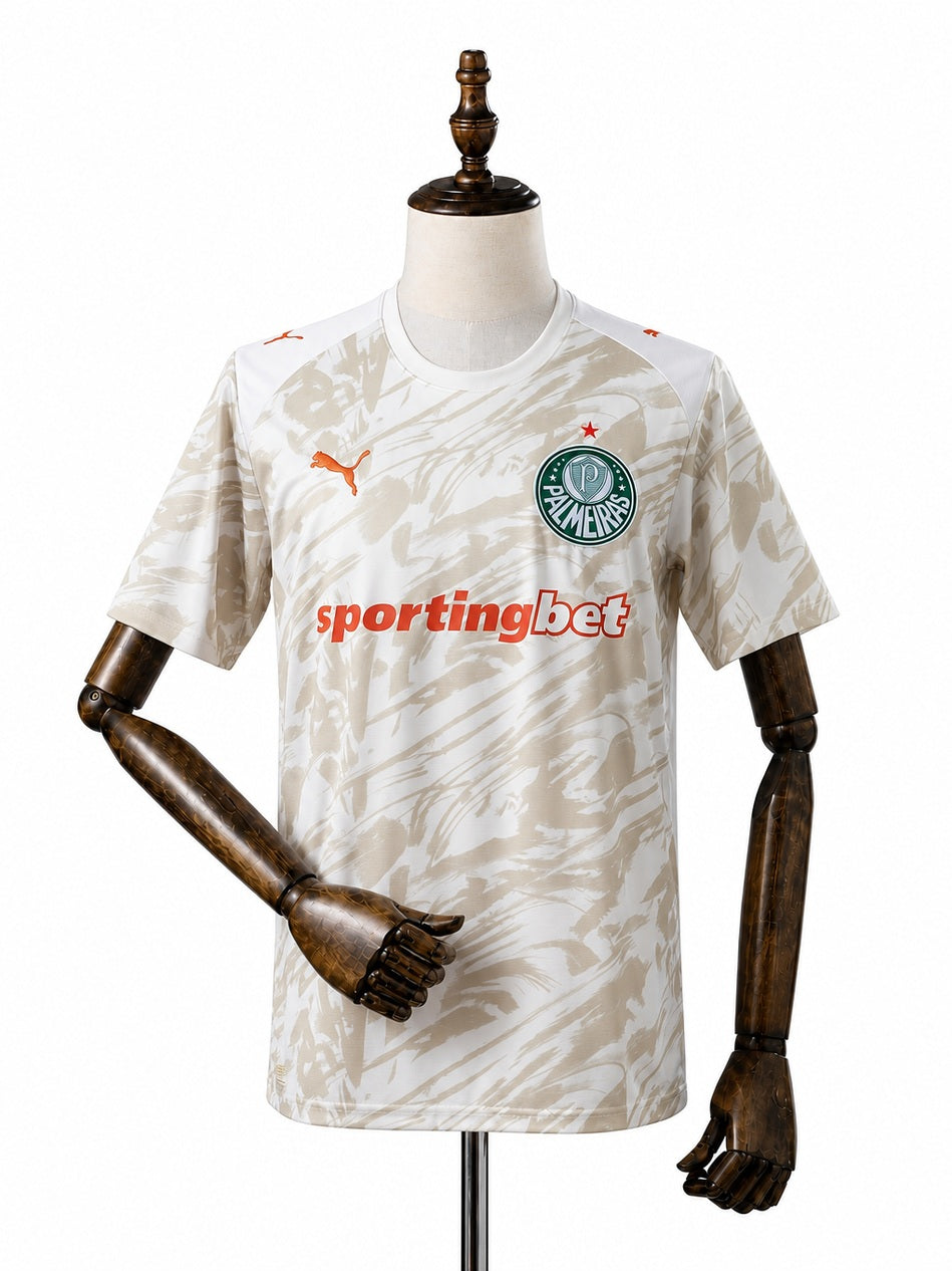 Palmeiras 26/27 GK Away Jersey front wood mannequin white background