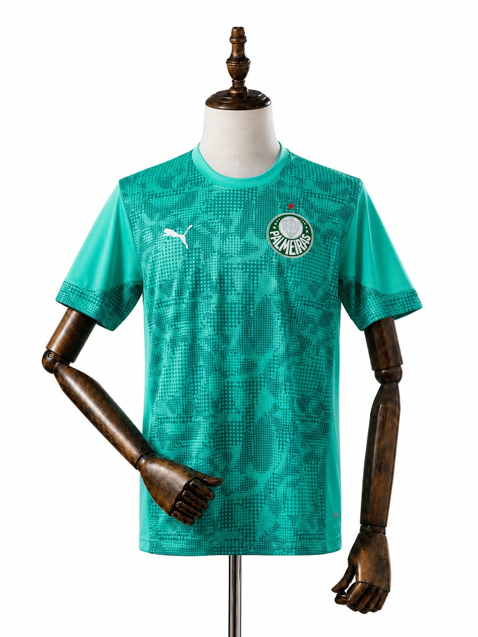 Palmeiras 26/27 Training Jersey front wood mannequin white background