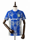 Palmeiras Blue Goalkeeper Spider Edition Jersey front wood mannequin white background