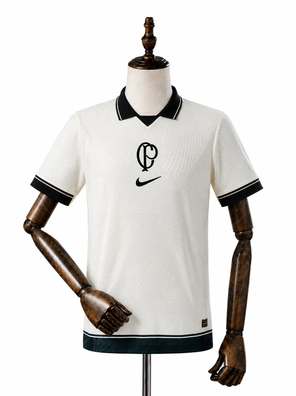 Palmeiras Four Away Player Version Jersey front wood mannequin white background