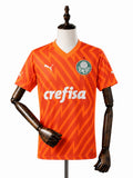 Palmeiras Goalkeeper Jersey front wood mannequin white background