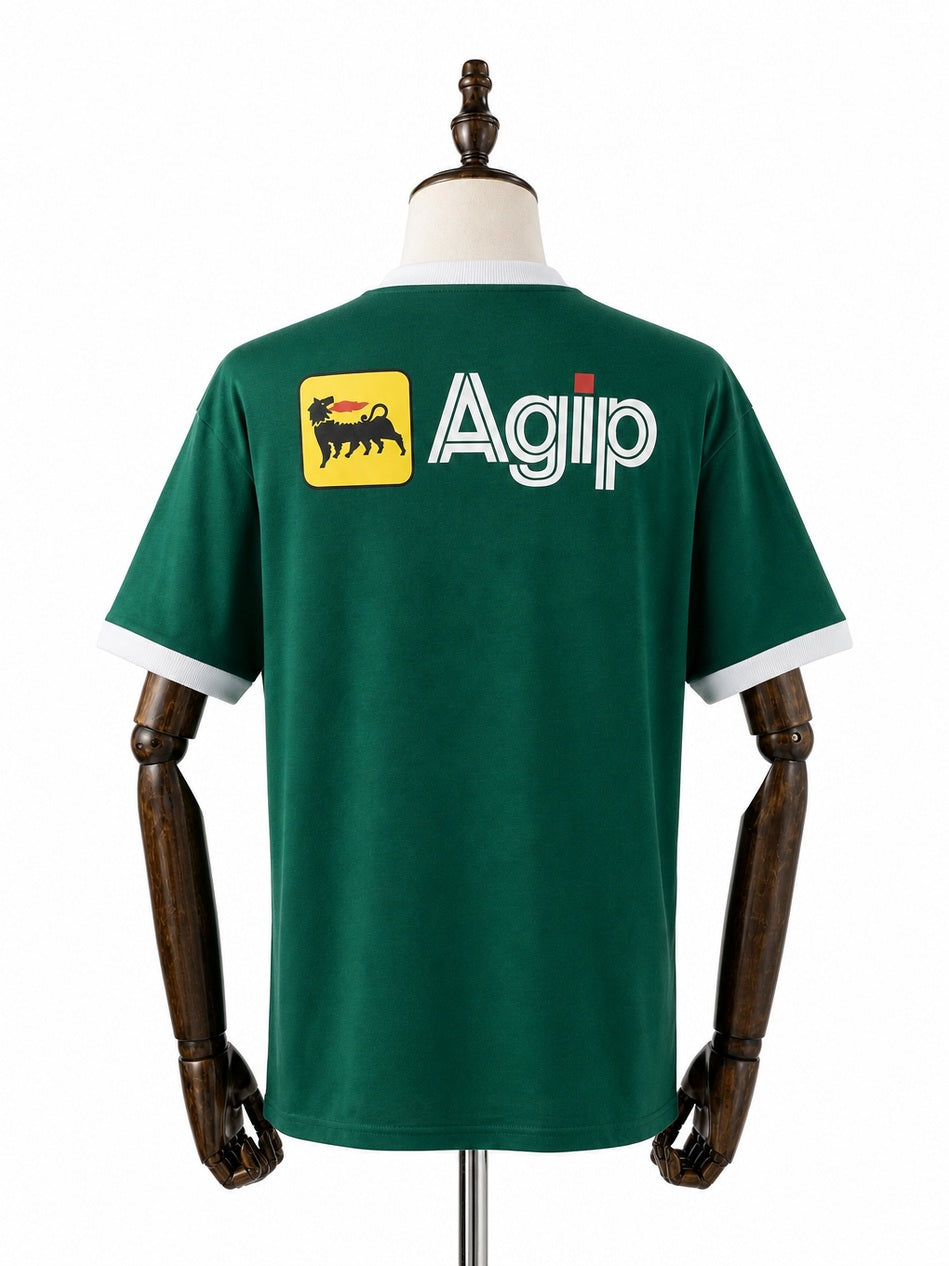 Palmeiras home Retro Jersey back wood mannequin white background