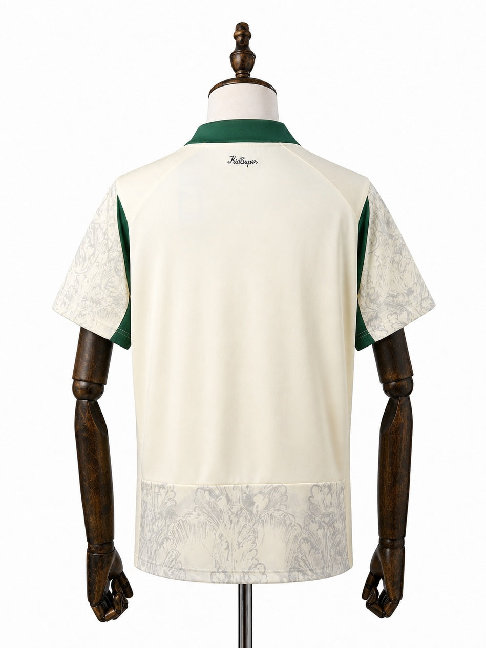 Palmeiras Mundial de Clubes KIDSUPER Jersey back wood mannequin white background