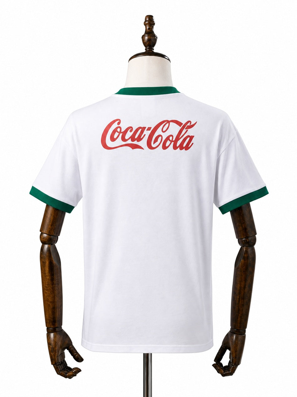 Palmeiras Retro Away white Jersey back wood mannequin white background