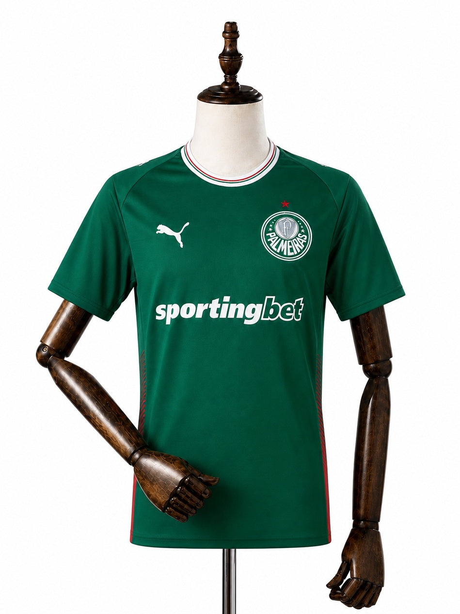 Palmeiras SE Palmeiras Home Jersey 2026/27 front wood mannequin white background