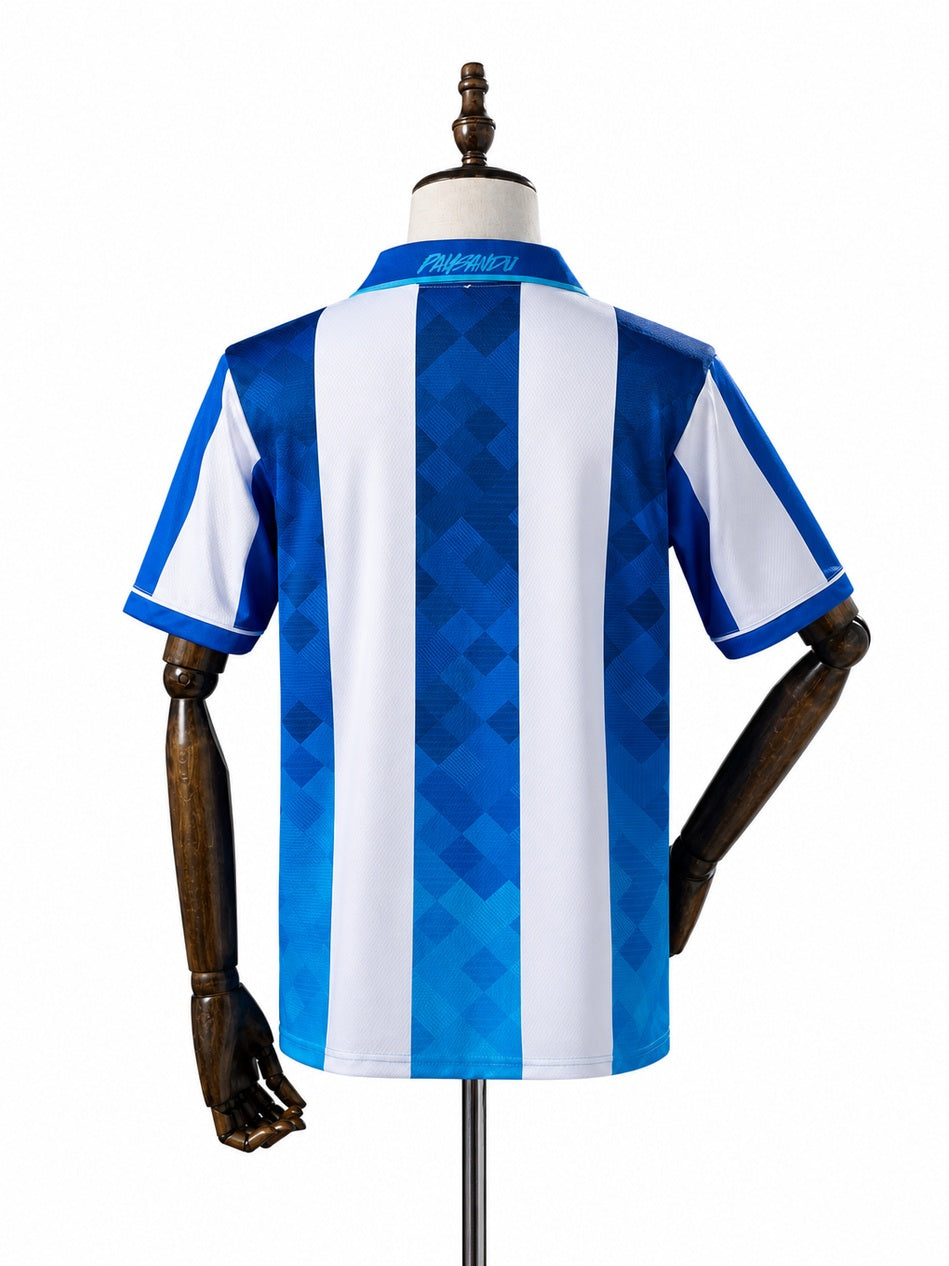 Paysandu 2026/27 Home Jersey back wood mannequin white background