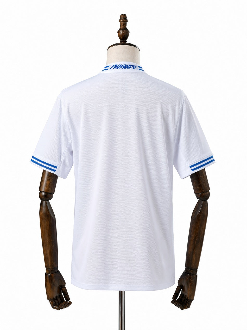 Paysandu Away Jersey back wood mannequin white background