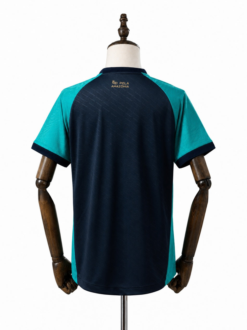 Remo Special Edition Blue Jersey back wood mannequin white background