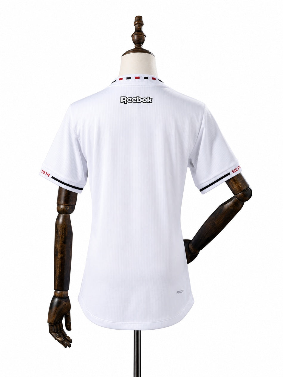Santa Cruz 2627 Away Women's Jersey back wood mannequin white background