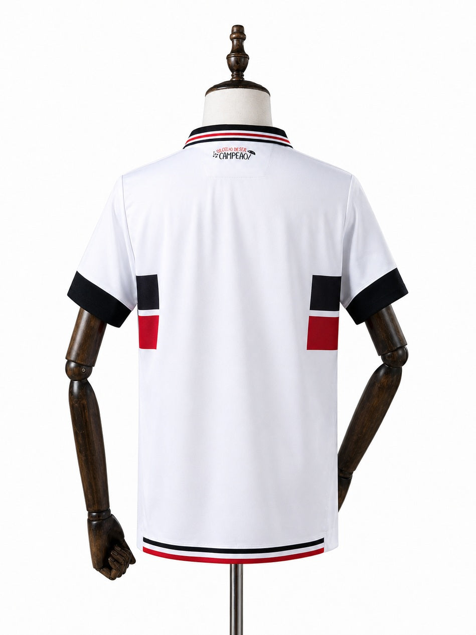 Santa Cruz Away Jersey back wood mannequin white background