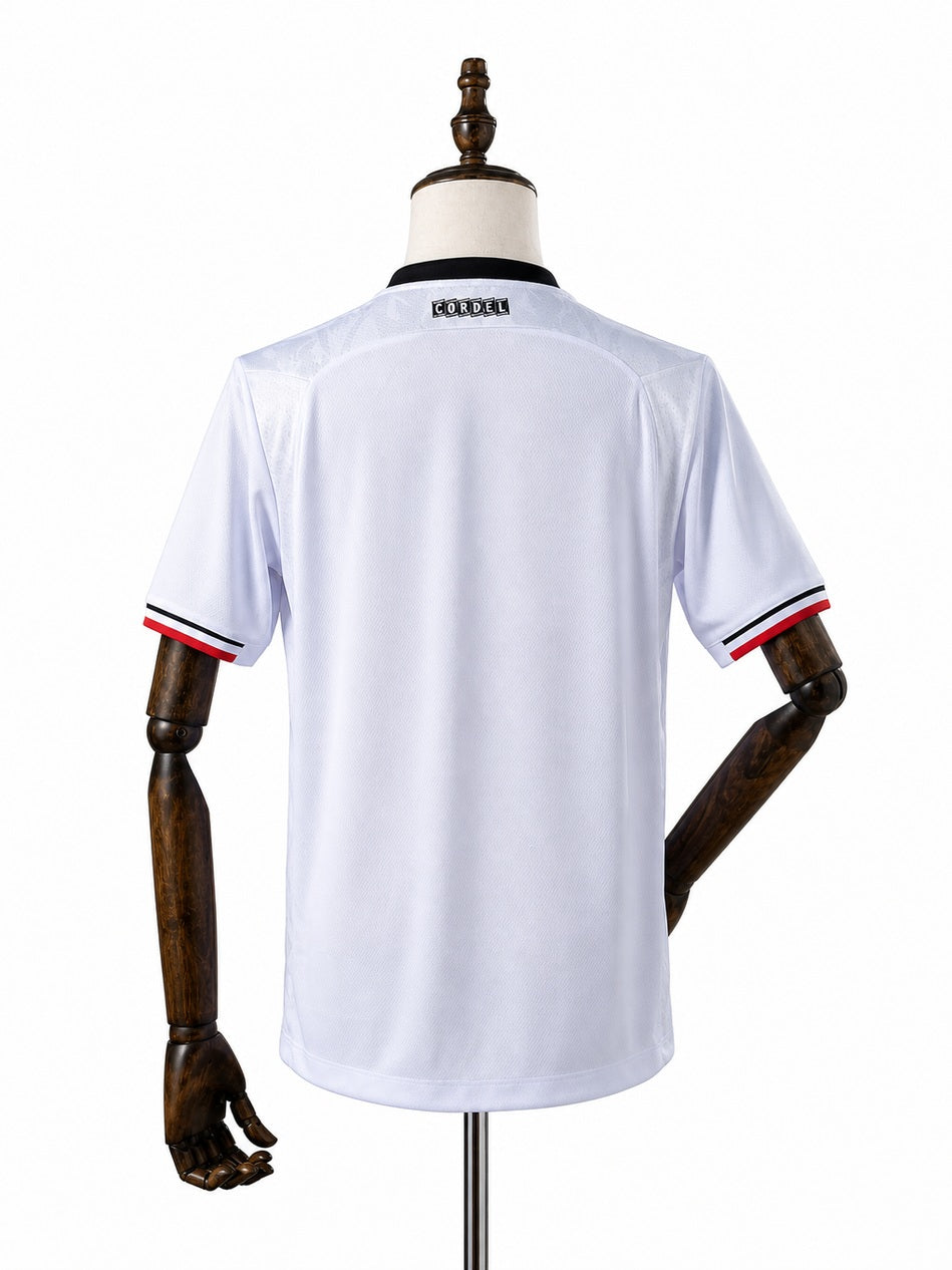 Santa Cruz Away Jersey back wood mannequin white background