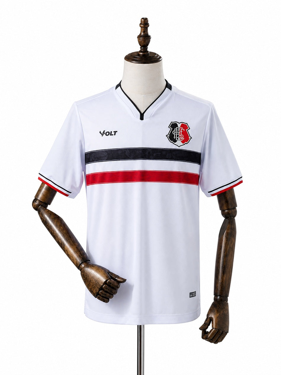 Santa Cruz Away Jersey front wood mannequin white background